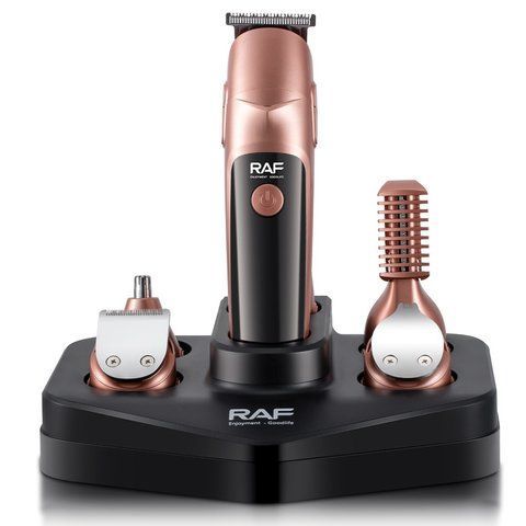 Тример для волосся та бороди RAF R.4021 5в1 акумуляторний 5W Bronze (3_07577) 3_07577 фото