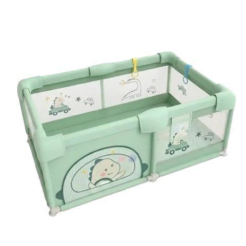 Дитячий манеж WL-116-02 з сітчастими стінками та кільцями 120&times;180 см Green (3_08361) 3_08361 фото