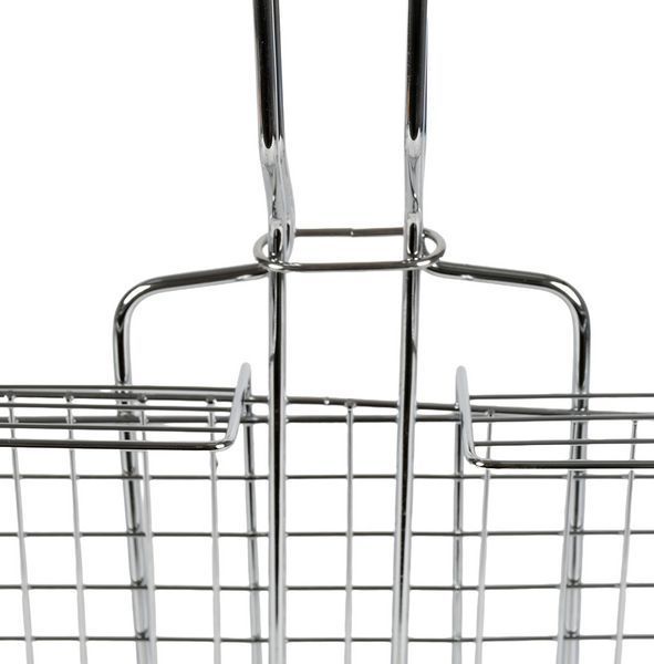 Решітка-гриль міні Stenson MH-0086 переносна розкладна 56x31x24x5.5 см Silver (7_03216) 7_03216 фото