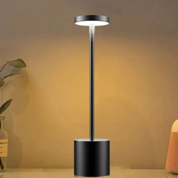 Настольная лампа RIAS RT-55 LED с аккумулятором USB 34 см Black (3_07693) 3_07693 фото