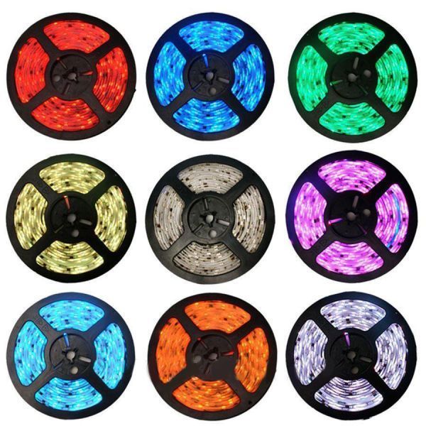 Светодиодная лента RIAS 5050 RGB IP65 5м с пультом (3_08041) 3_08041 фото