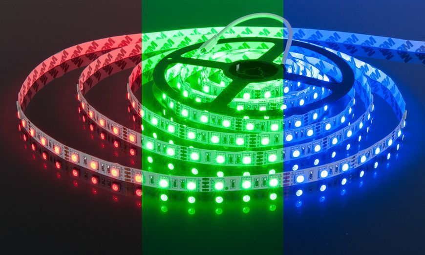 Светодиодная лента RIAS 5050 RGB IP65 5м с пультом (3_08041) 3_08041 фото