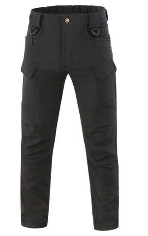 Штаны тактические утепленные Eagle PA-04 IX7 Soft Shell на флисе Черные M (3_02222) 3_02222 фото