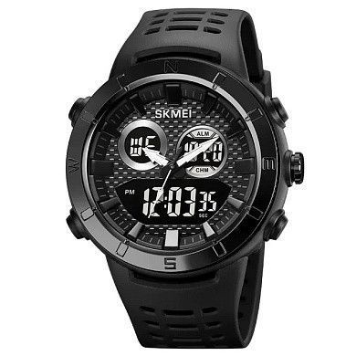 Наручные мужские часы Skmei 2014BKBK с подсветкой 5 АТМ Black (7_02252) 7_02252 фото
