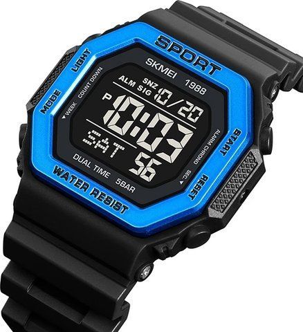 Наручные мужские часы Skmei 1988BU Blue/Black (7_01491) 7_01491 фото