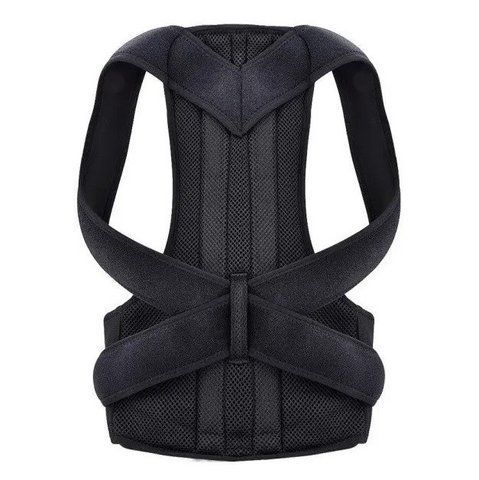 Корсет для спини RIAS Back Pain Need Help з лямками Універсальний Black (3_08804) 3_08804 фото