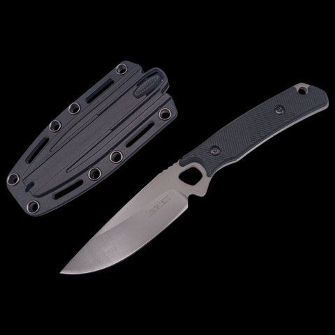 Тактический охотничий нож Kershaw Steppe с Чехлом 19см Black-Silver (7_02692) 7_02692 фото