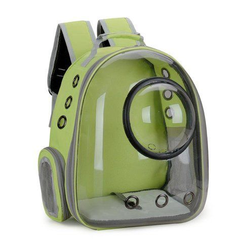 Рюкзак для перенесення домашніх тварин CosmoPet CP-101 з ілюмінатором 42х25х32см Light Green (3_07416) 3_07416 фото
