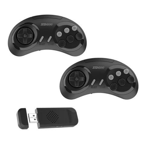 Игровая приставка консоль RIAS SG800 HDMI 8GB 1600 игр с беспроводными джойстиками Black (3_05458) 3_05458 фото