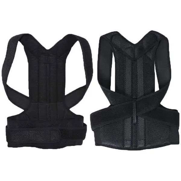 Корсет для спини RIAS Back Pain Need Help з лямками Універсальний Black (3_08804) 3_08804 фото