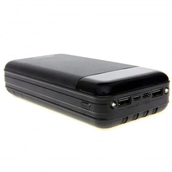 Внешний аккумулятор Power Bank ProTech B-06 LCD LED Фонарик 30000 mAh Black (3_02405) 3_02405 фото