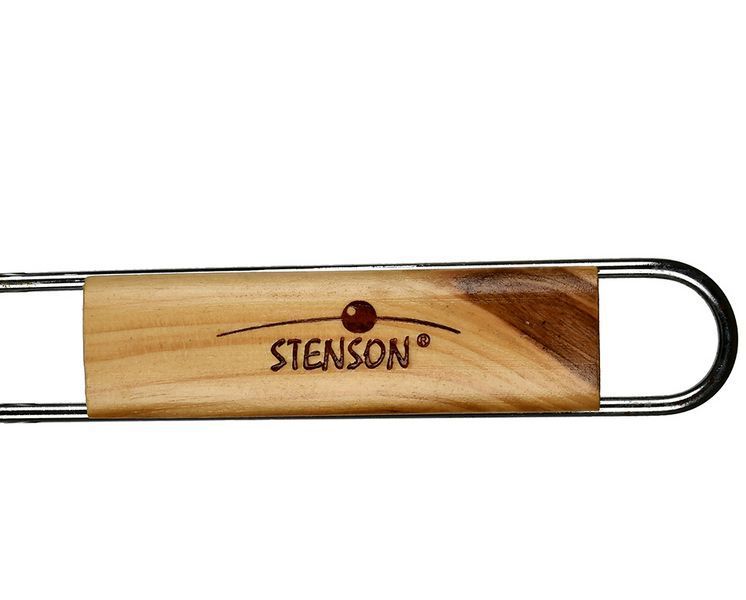 Решетка-гриль большая Stenson MH-0085 переносная раскладная 69x41x31.5x6.5 см Silver (7_03217) 7_03217 фото