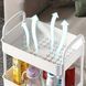 Этажерка напольная RIAS JC606 на колесах 4 яруса 97x32.5x21.5 см White (3_08681) 3_08681 фото 6