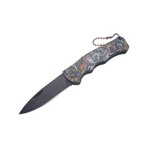 Складаний ніж Knifes Skull 4760X-4 "Череп" 16см Grey (7_01039) 7_01039 фото