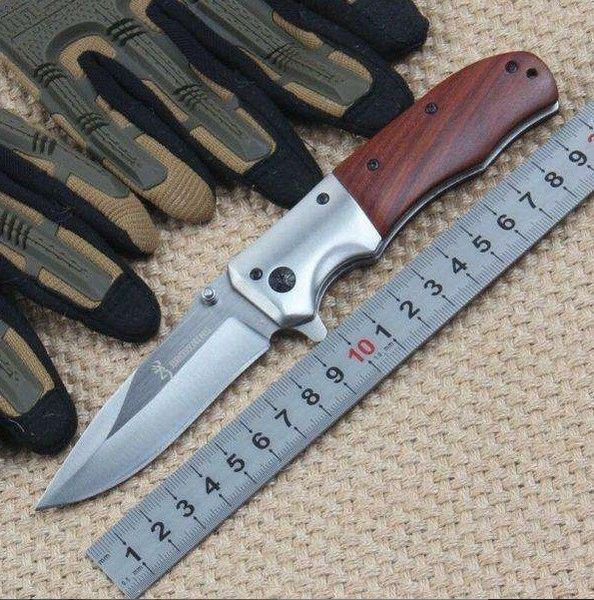 Складной нож Browning DA51 с клипсой 21см Brown (7_03102) 7_03102 фото