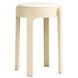 Табурет пластиковий RIAS NA78 з м'яким сидінням для дому 47x33 см Cream-White (3_08190) 3_08190 фото 2