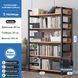 Стелаж книжковий RIAS G633A на 5 полиць 60x30x143 см Black-Rosewood (3_08142) 3_08142 фото 4