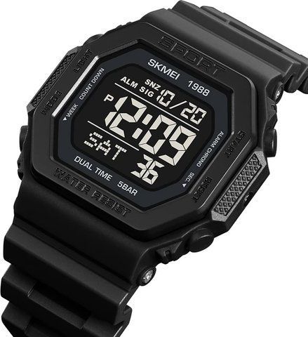 Наручные мужские часы Skmei 1988BK Black/Black (7_01493) 7_01493 фото