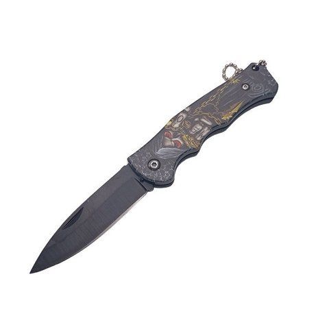Складаний ніж Knifes Skull 4760X-2 "Скелет" 16см Grey (7_01040) 7_01040 фото