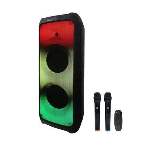 Акустическая система RIAS ZXX-5512 + 2 микрофона Bluetooth/FM/MP3/USB/SD 200W Black (3_05027) 3_05027 фото
