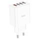 Сетевоe зарядное устройство Hoco C102A 18W 4xUSB с функцией быстрой зарядки QC3.0 White 7_01698 фото 4