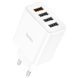 Сетевоe зарядное устройство Hoco C102A 18W 4xUSB с функцией быстрой зарядки QC3.0 White 7_01698 фото 2