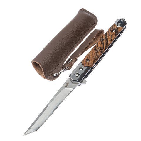 Розкладний ніж Aiboduo M390 A1027 з Чохлом 21см Brown (7_02696) 7_02696 фото
