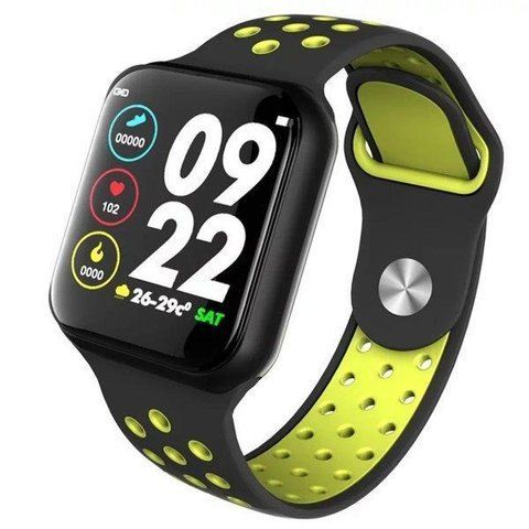 Смарт часы с тонометром UWatch F8 Black-Yellow (2_007692) 2_007692 фото