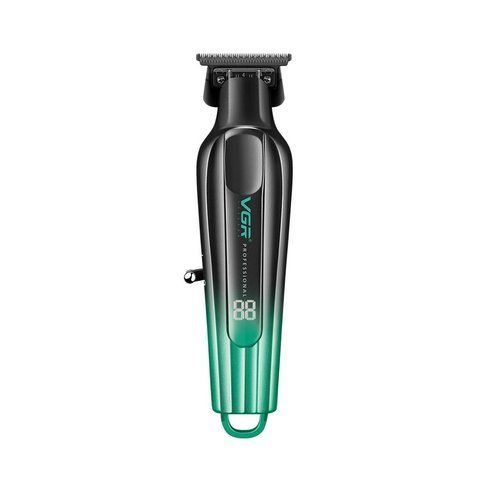 Машинка для стрижки волосся VGR V-935 акумуляторна LED-індикатор 5 насадок 7W Green (3_06947) 3_06947 фото