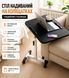 Стіл для ноутбука RIAS MD-5495 з регулюванням висоти 60x40 см Black-White (3_08775) 3_08775 фото 5
