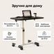 Стіл для ноутбука RIAS MD-5495 з регулюванням висоти 60x40 см Black-White (3_08775) 3_08775 фото 3