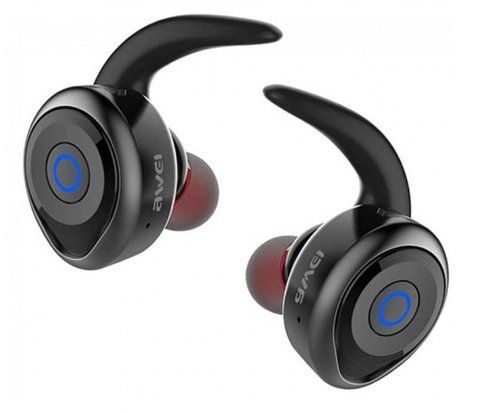 Беспроводные стерео наушники Awei T1 Bluetooth Black (3_00205) 3_00205 фото