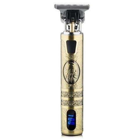 Тример акумуляторний для бороди та волосся RAF R.433 з LED дисплеєм 5W Gold (3_06324) 3_06324 фото