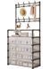 Підлогова вішалка-стійка для одягу та взуття RIAS Multifunctional Integrated Rack 60.5x29x192 см White (3_08685) 3_08685 фото 1