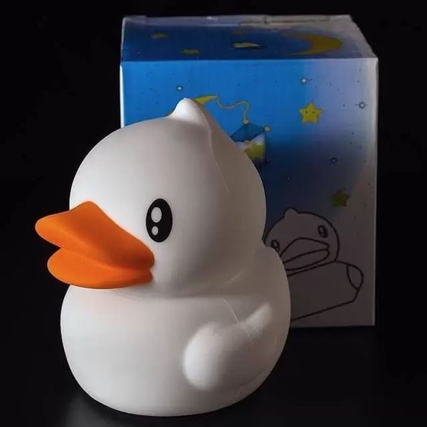 Ночной светильник силиконовый Утенок Light Duck с аккумулятором (3_04333) 3_04333 фото