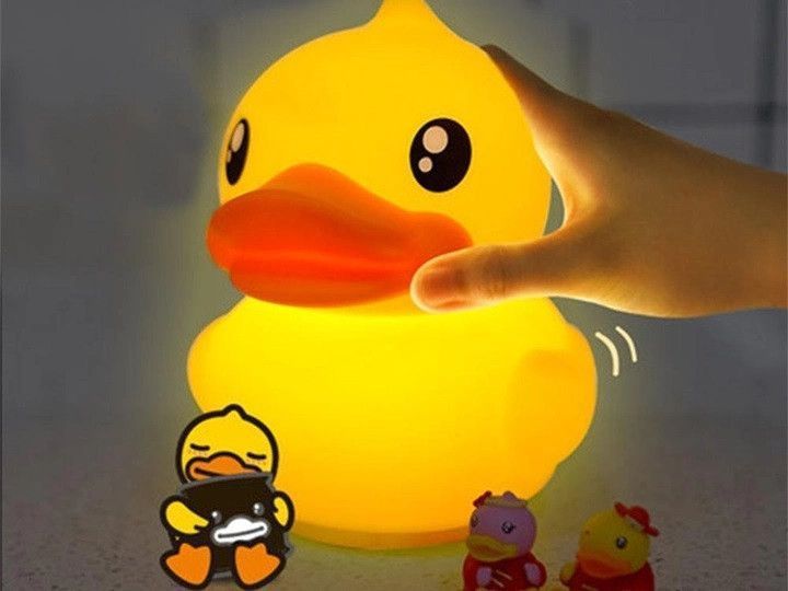 Ночной светильник силиконовый Утенок Light Duck с аккумулятором (3_04333) 3_04333 фото