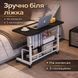 Комп'ютерний столик RIAS MD-1846 з регулюванням висоти та полицями 60x40 см Black (3_08767) 3_08767 фото 5