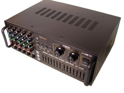 Підсилювач UKC AV-767BT Bluetooth FM SD USB, AUX Караоке 5хМикрофонов 8-канальний 4_00333 фото