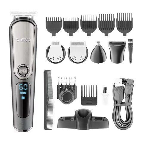 Тример акумуляторний багатофункціональний VGR V-105 4в1 5W Grey (3_04589) 3_04589 фото