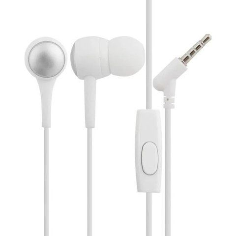 Наушники Hoco M19 проводные с микрофоном Mini-Jack 3.5 mm White (7_01321) 7_01321 фото