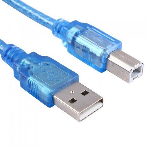 Кабель RIAS USB - AM/BM с фильтром для принтера 10 м Blue (3_02356) 3_02356 фото