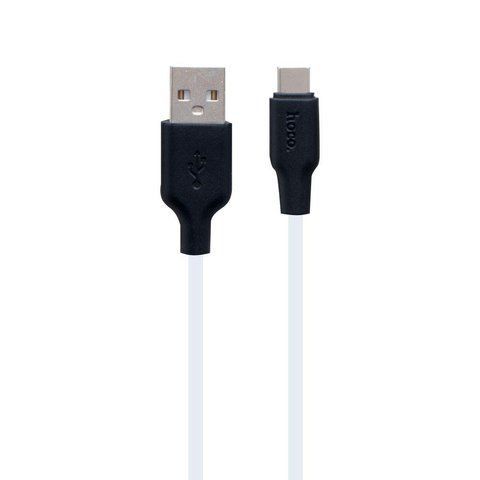 Кабель синхронізації Hoco X21 Plus USB - microUSB 2.4A 1 м White (7_01758) 7_01758 фото