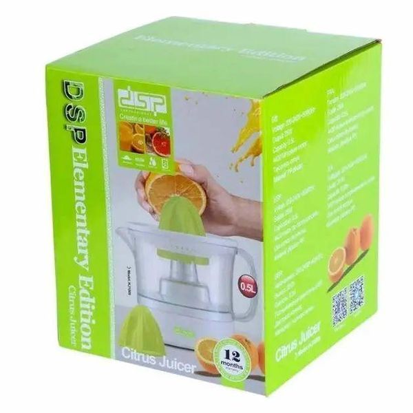 Соковыжималка механическая DSP KJ-1009 для цитрусовых 0.5L 25W White (3_05401) 3_05401 фото