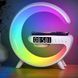 Настольная смарт лампа G-Smart Light G63 RGB с беспроводной зарядкой и Bluetooth колонкой 10W White 3_03991 фото 2