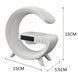 Настольная смарт лампа G-Smart Light G63 RGB с беспроводной зарядкой и Bluetooth колонкой 10W White 3_03991 фото 4