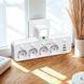 Сетевой фильтр RIAS 8625UL LED 4 розетки 2 USB 1 Type-C 2500W White (3_07878) 3_07878 фото 2