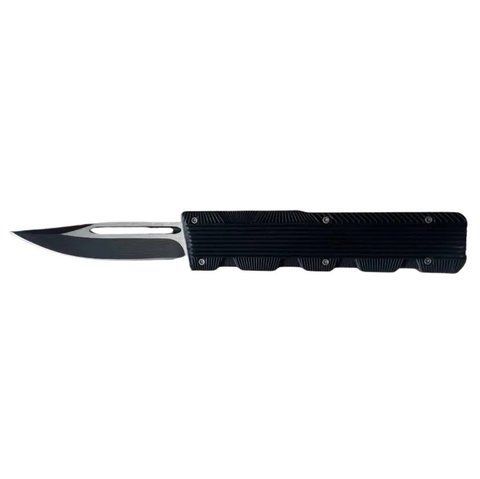 Выкидной нож фронтальный MicroTech 357-2 20см Black (7_01554) 7_01554 фото