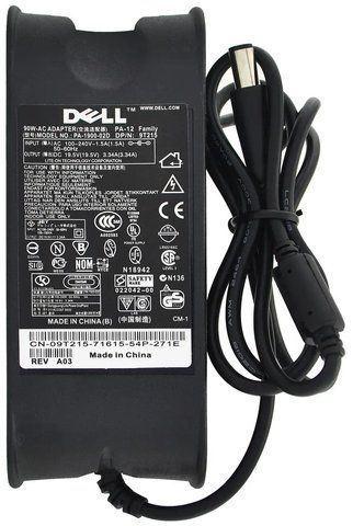 Блок живлення RIAS DC2081 для ноутбуків Dell 19.5V 4.62A 90W 7.4x5.0 мм з мережевим кабелем (3_00727) 3_00727 фото