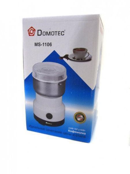 Кофемолка электрическая бытовая Domotec MS-1106 220V 150W (2_003283) 2_003283 фото