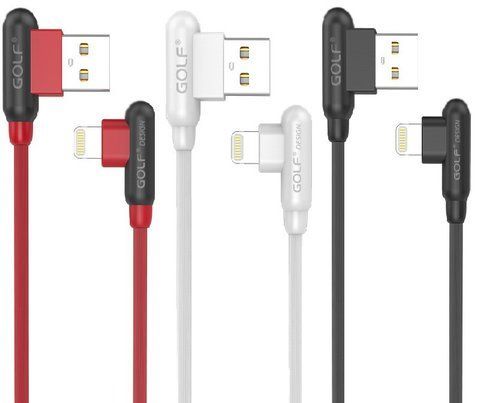 Кабель синхронизации для iPhone Golf GC-45 USB-Lightning 1 метр (случайный цвет) (3_00669) 3_00669 фото